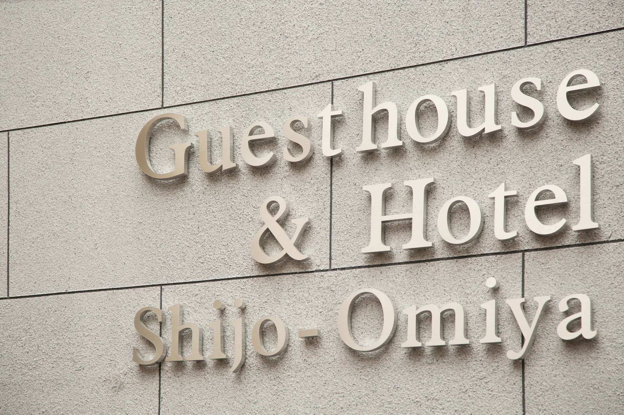 Shijo Omiya Guesthouse And Hotel Kyoto Bagian luar foto